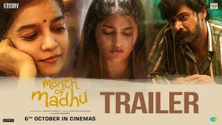 Month Of Madhu Trailer  Naveen Chandra Swathi  Srikanth Nagothi  In Cinemas on Oct 6th