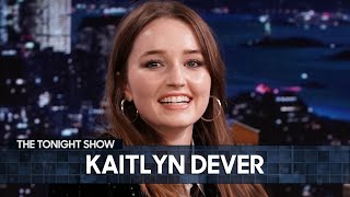 Kaitlyn Dever Cant Stop Changing Her and Her Sisters Band Name  The Tonight Show