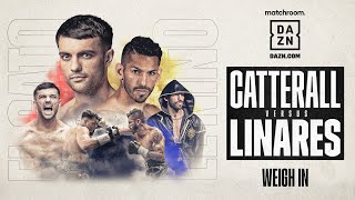 JACK CATTERALL VS JORGE LINARES WEIGH IN LIVESTREAM