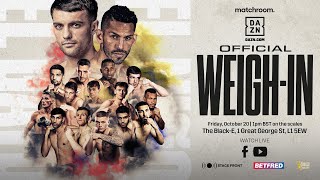 Jack Catterall vs Jorge Linares Plus Undercard Weigh In