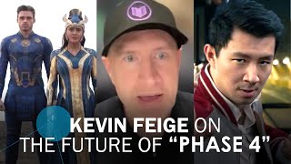 Kevin Feige on MCUs Phase 4  Part 2 ShangChi Eternals Black Panther Wakanda Forever  More