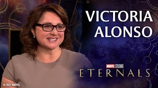 Victoria Alonso on the Heart of Marvel Studios Eternals  Red Carpet Live