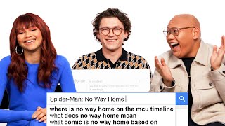 Tom Holland Zendaya  Jacob Batalon Answer MORE of the Webs Most Searched Questions  WIRED