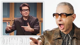 Jeff Goldblum Reviews Impressions of Himself  Vanity Fair