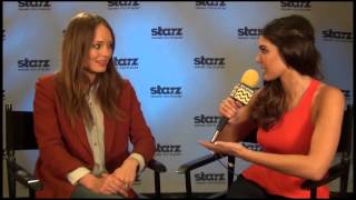 Laura Haddock from Starzs Da Vincis Demons Interview with AfterBuzz TVs Cathy Kelley