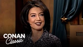 MingNa Wen Was Outshined By JeanClaude Van Dammes Butt  Late Night with Conan OBrien