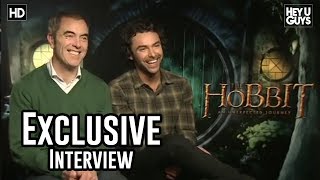 Aiden Turner  James Nesbitt Interview  The Hobbit An Unexpected Journey