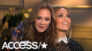 Jennifer Lopez Loses It As BFF Leah Remini Hilariously Crashes Her Interview Multiple Times