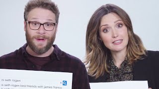 Seth Rogen  Rose Byrne Answer The Webs Most Searched Questions  WIRED