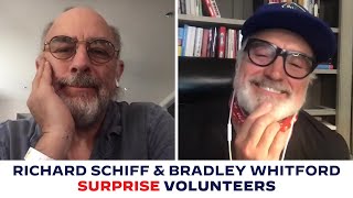Bradley Whitford  Richard Schiff Surprise Wisconsin Biden Harris Volunteers