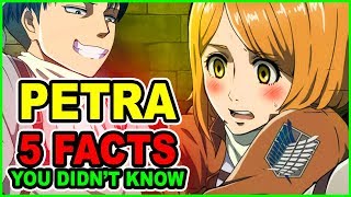 TOP PETRA RAL FACTS You Didnt Know Levi X Petra  Attack on Titan Anime Facts By Foxen