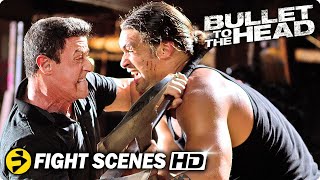 Sylvester Stallone vs Jason Momoa  BULLET TO THE HEAD  Fight Scenes