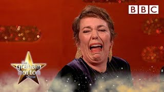 Why Olivia Colman kept crying when playing the Queen   BBC