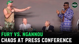 Tyson Fury vs Francis Ngannou Press Conference I KNOW you cant punch