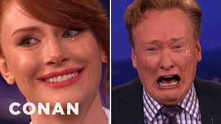 Bryce Dallas Howard Teaches Conan How To Cry On Command  CONAN on TBS