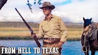 From Hell to Texas  Don Murray  Action Movie  Old Western  Romance  English