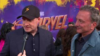 Ms Marvel El Capitan Los Angeles Premiere  Itw Kevin Feige and Louis DEsposito Official Video