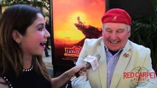 Ernie Sabella Voice of Pumbaa at Premiere of Disneys TheLionGuard Return of the Roar