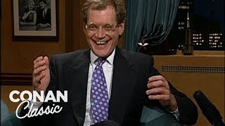 David Letterman On Late Night With Conan OBrien 022894  Late Night with Conan OBrien