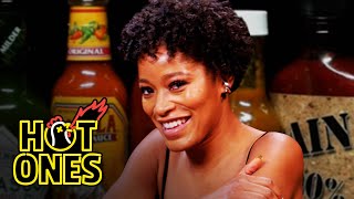 Keke Palmer Listens to the Devil While Eating Spicy Wings  Hot Ones
