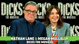 Nathan Lane  Megan Mullally Interview Dicks The Musical