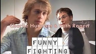Charlie Hunnam  Seth Rogen   Undeclared  funny fighting scene 