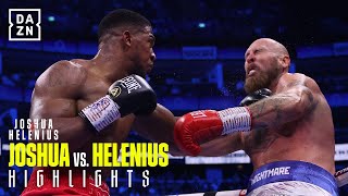 Anthony Joshua vs Robert Helenius Fight Highlights