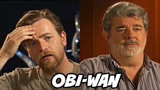 George Lucas Directing Ewan McGregor on Set  Becoming ObiWan