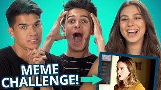 LIGHT AS A FEATHER MEME CHALLENGE w Brent Rivera Alex Wassabi and the Stokes Twins