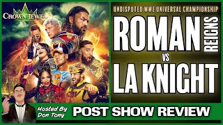 WWE Crown Jewel 2023 ReviewAftermath WarGames DrewSeth II Logan Paul vs KO Cena Retiring