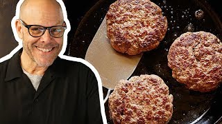 Alton Brown Makes a Burger of the Gods FULL SEGMENT  Good Eats  Food Network