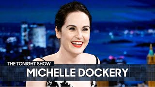 Michelle Dockery Dishes on Downton Abbey Fans and Downton Abbey A New Era  The Tonight Show