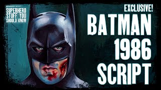EXCLUSIVE Steve Engleharts The Batman Script Treatments From 1986