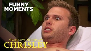 Chase Gets His Happy Trail Waxed  Growing Up Chrisley  USA Network