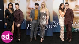 Jonas Brothers arrive for Chasing Happiness premiere