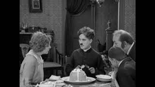 Charlie Chaplin  Cake hat gag  The Pilgrim