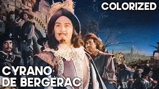 Cyrano de Bergerac  COLORIZED  Oscar Winning Movie  Classic Adventure Film
