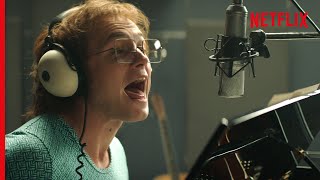 Rocketman  Your Song SingAlong Taron Egerton as Elton John  Netflix