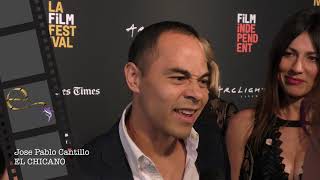 2018 Los Angeles Film Festival  Carpet Chat with Jose Pablo Cantillo