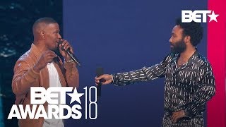 Donald Glover aka Childish Gambino Impromptu Performance of This Is America  BET Awards 2018