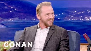 Simon Pegg Shows Off His 12 Stages Of Drunkenness  CONAN on TBS