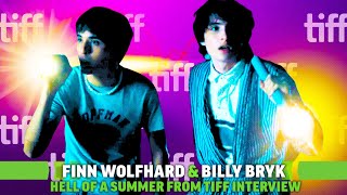 Finn Wolfhard Fred Hechinger Abby Quinn  Billy Bryk Hell of a Summer Interview