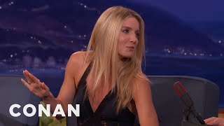 Annabelle Wallis Tom Cruise Scrapped Our Kissing Scene  CONAN on TBS