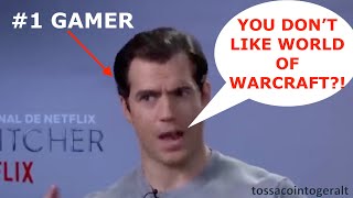 Henry Cavill being a GAMER for 6 min and 14 sec part 1