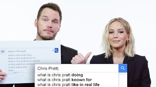 Jennifer Lawrence  Chris Pratt Answer the Webs Most Searched Questions  WIRED