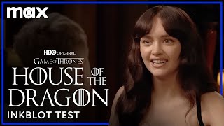 Emma DArcy  Olivia Cooke Try Taking An Inkblot Test  House of The Dragon  Max