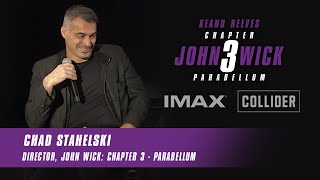 John Wick Director Chad Stahelski  Audience QA  Brought to you by IMAX  Collidercom