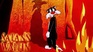 Satans Waitin 1954 Looney Tunes Sylvester and Tweety Cartoon Short Film