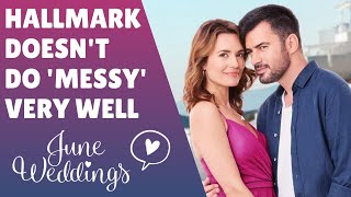 Loves Greek to Me  Torrey DeVitto  Yannis Tsimitselis  Hallmark Movie Review June Weddings