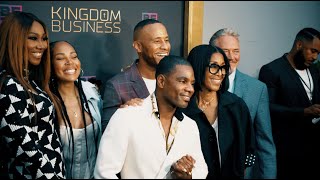 Kirk Franklin Yolanda Adams  The Kingdom Business Cast Shine At The Premiere Of Their New Series